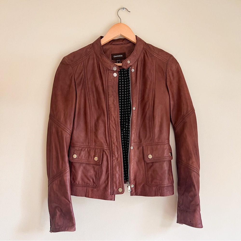 Danier Women's Brown Leather Jacket